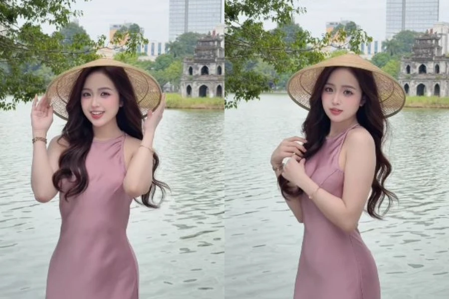 Khoe dáng bên hồ Gươm, hot girl Hà thành Lê Phương Anh chiếm trọn ánh nhìn