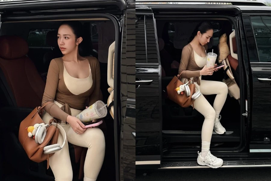 Joyce Phạm gây chú ý với vóc dáng thon gọn sau sinh dù là mẹ bỉm 4 con