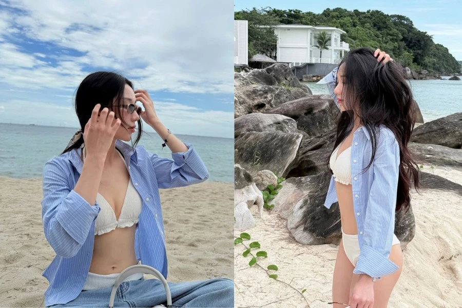 Nữ streamer Mina Young 'hâm nóng' mùa đông với bộ ảnh bikini cực cháy