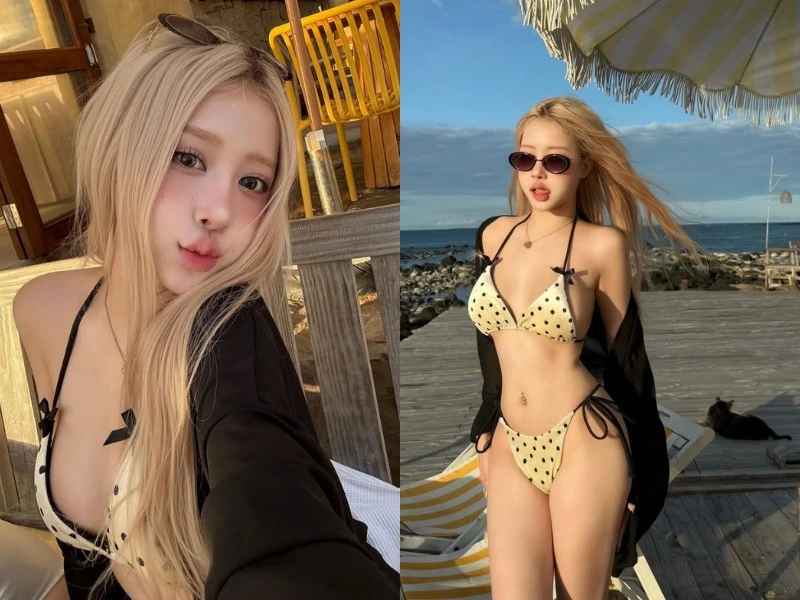 'Rosé Việt Nam' tung loạt ảnh bikini đốt mắt, khoe đường nóng nóng bỏng