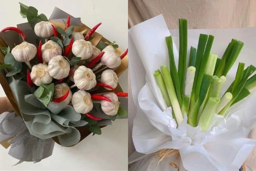 Độc lạ những bó hoa 'ăn được' tặng chị em ngày 20/10