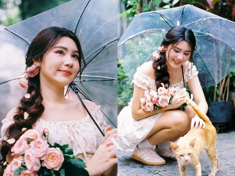 Hạt Dẻ nhà MC Quyền Linh gây thương nhớ với bộ ảnh nàng thơ mùa thu ngọt ngào