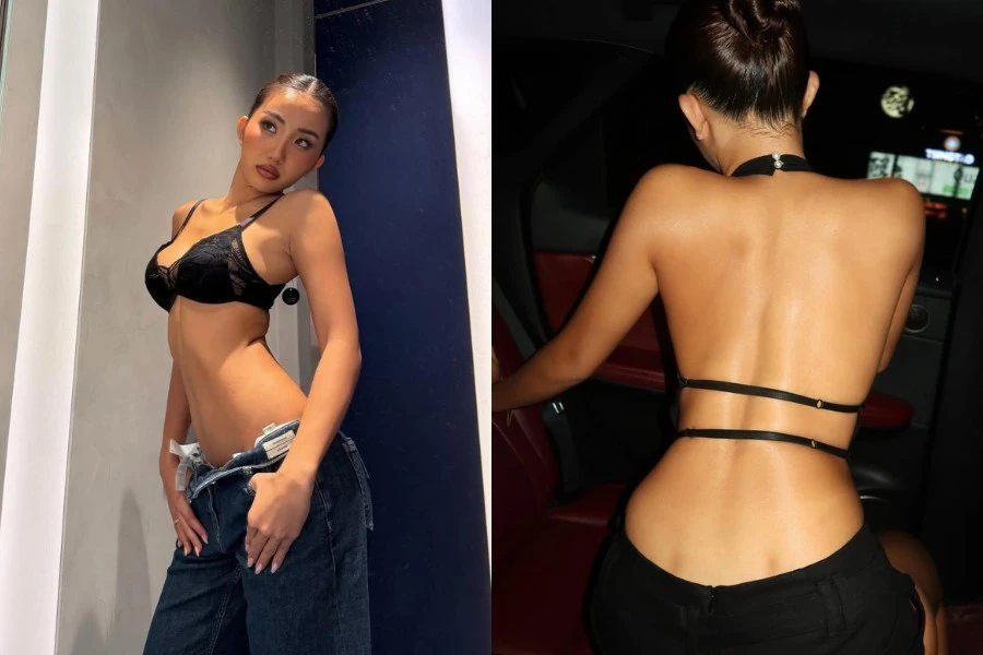 Huyền 2k4 khiến fan 'điêu đứng' với loạt ảnh 'zoom cận cảnh body'