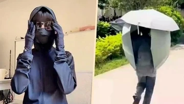 Người phụ nữ trở mình cũng bị gãy xương do chống nắng quá kỹ