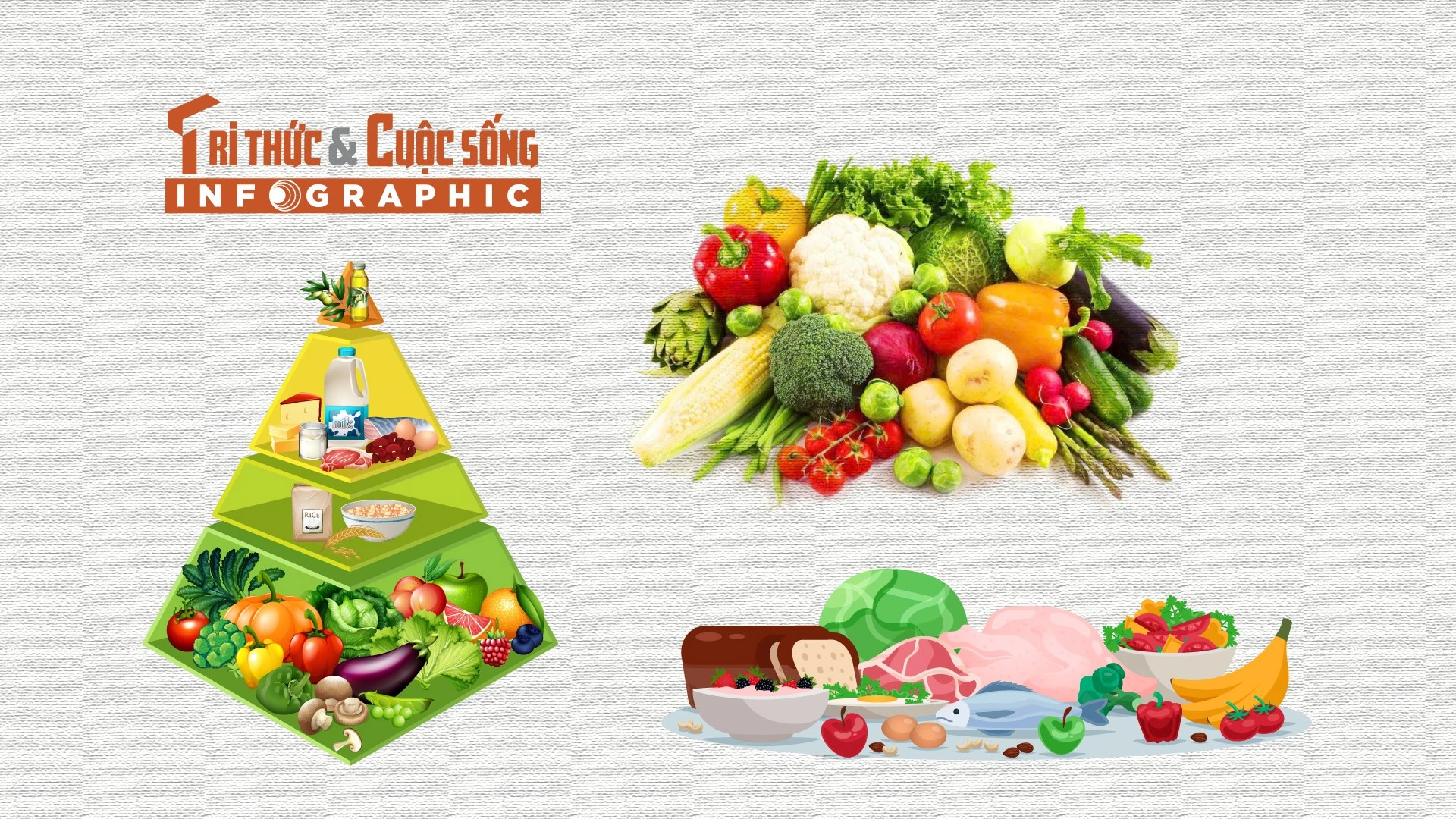 [INFOGRAPHIC] Tháp dinh dưỡng cho người Việt sống khỏe mạnh