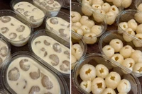 Khúc bạch phô mai vải tạo cơn sốt mới