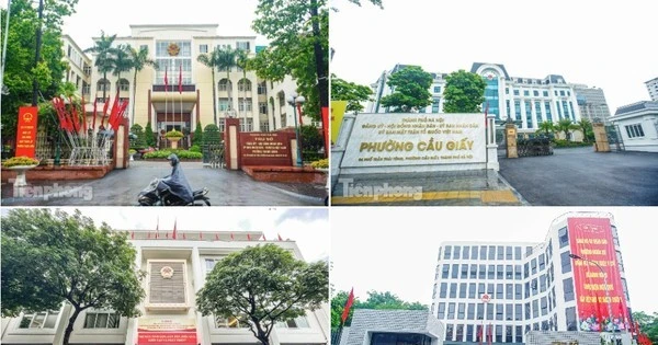 Cận cảnh các trụ sở phường, xã ở Hà Nội sau sáp nhập