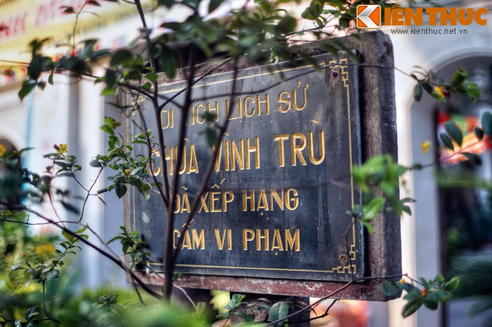 Vào năm 1994, chùa đã được xếp hạng Di tịch lịch sử - văn hóa của thành phố Hà Nội.