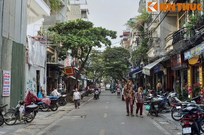 Phố Hàng Hòm là con phố dài khoảng 130 m, kéo dài từ cuối phố Hàng Quạt đến cuối phố Hàng Gai, phía Nam khu phố cổ Hà Nội. Đây nguyên là đất thôn Cổ Vũ thượng, tổng Tiền Túc (sau đổi là tổng Thuận Mỹ), huyện Thọ Xương cũ.