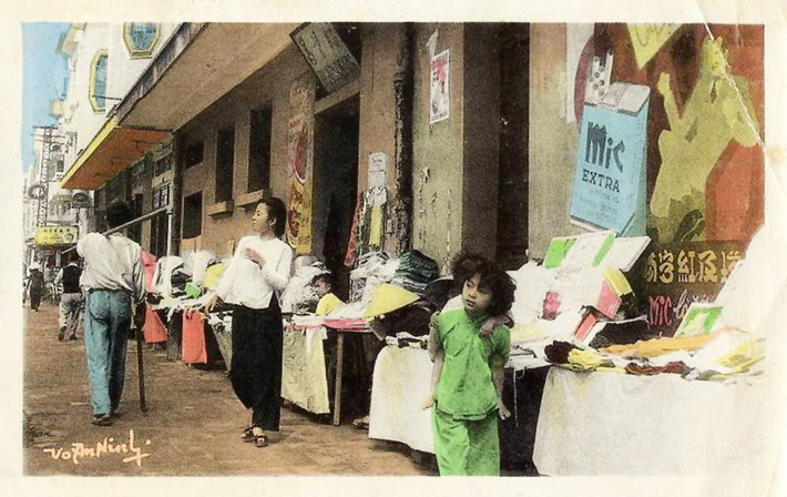 Chợ vải Hải Phòng.
