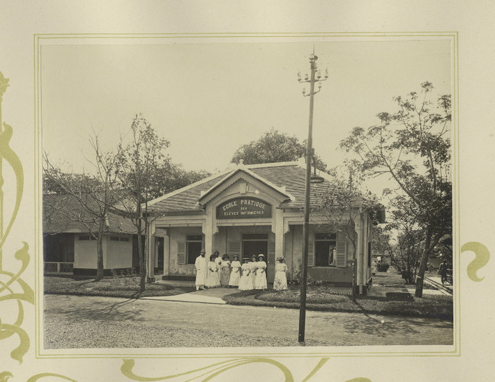Cơ sở thực hành cho sinh viên ngành điều dưỡng ở bệnh viện bản địa, 1908.