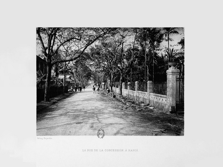 Phố Nhượng địa ở Hà Nội, nay là phố Phạm Ngũ Lão. Ảnh tư liệu.