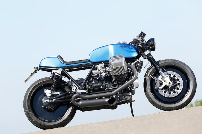 Thành quả của sự hợp tác này là bản độ Moto Guzzi "khủng" nhất mà Radical Guzzi từng tạo ra, rất phù hợp với tên gọi Ristretto - loại cafe mạnh nhất mà bạn có thể gọi ở Italy, mạnh gấp đôi một ly espresso bình thường. Mục tiêu đối với Ristretto của Radical Guzzi là tạo ra một chiếc cafe racer cổ điển nhưng phải có hiệu năng của superbike, công suất lớn hơn 100 mã lực và mô-men xoắn lớn.