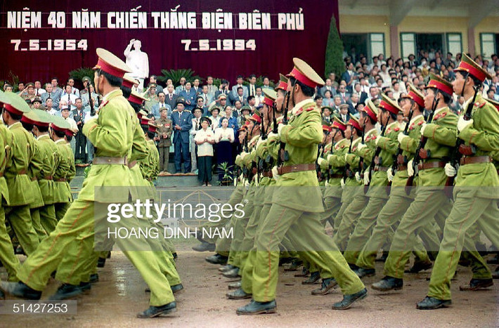 Lễ kỷ niệm 40 năm chiến thắng Điện Biên Phủ tại thị xã Điện Biên Phủ, ngày 7/5/1995.
