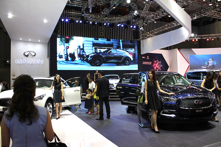 Theo Infiniti Việt Nam, triển lãm VIMS 2016 sẽ là sự kiện mang tính bước ngoặt với thương hiệu xe sang Infiniti khi hãng giới thiệu thông điệp Empower The Drive (Thêm hứng khởi khi cầm lái). Một thông điệp mới mà Infiniti không ngừng cố gắng để đem đến cho khách hàng những mẫu xe hiệu suất cao với thiết kế nổi bật.