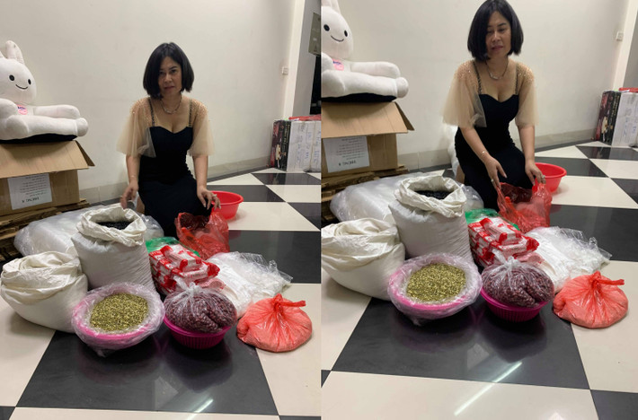 Nguyên liệu nấu cháo đã được chuẩn bị.