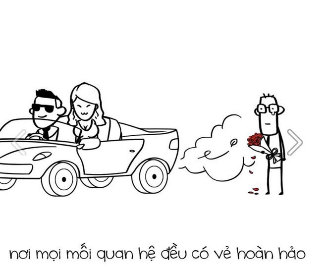 Kể từ khi xuất hiện, mạng xã hội Facebook trở thành nơi giao lưu, kết bạn tiện lợi dành cho mọi người. Tại đây, mọi mối quan hệ đều được thể hiện hoàn hảo. Bộ ảnh nói về thực trạng Facebook do nhóm họa sĩ online Lê Bích hiện gây chú ý trong cộng đồng mạng.