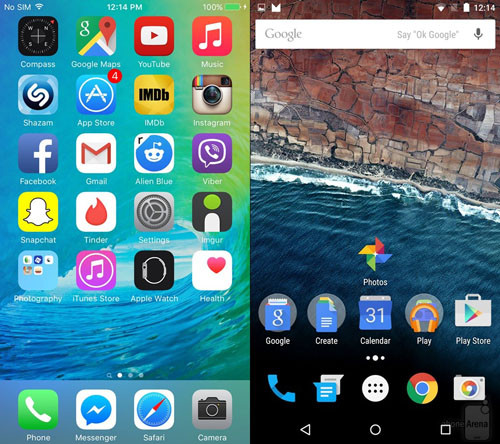 Android nâng cấp. Cho tới nay, hệ điều hành Android đã được cải thiện giúp máy hoạt động linh hoạt hơn và có nhiều chức năng mới. Ngược lại, iOS vẫn chưa thoát khỏi “cái bóng” của Google. Điều đó có thể chứng minh được rằng dựa trên tổng số tuỳ biến thì Note 5 chiếm ưu thế hơn nhiều so với đối thủ.