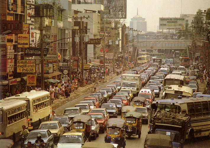 Một hình ảnh khác ở khu Pratunam.
