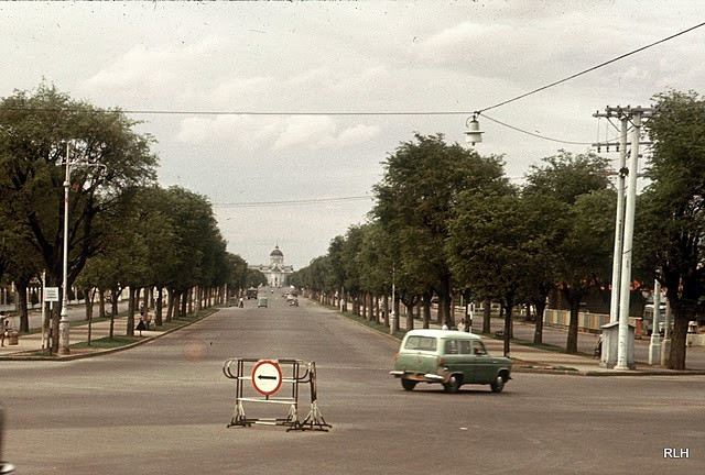 Đường Phra Nok ở Bangkok thập niên 1960.