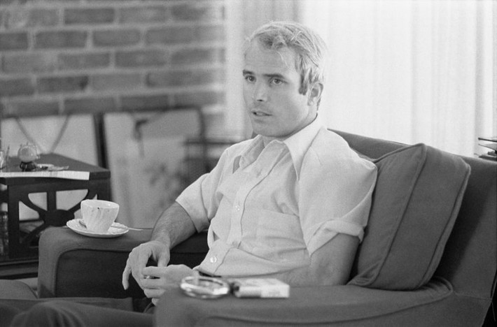 Ông McCain trong cuộc phỏng vấn với báo chí vào ngày 24/4/1973, sau khi khi trở về từ Việt Nam. Ảnh: Vintag.