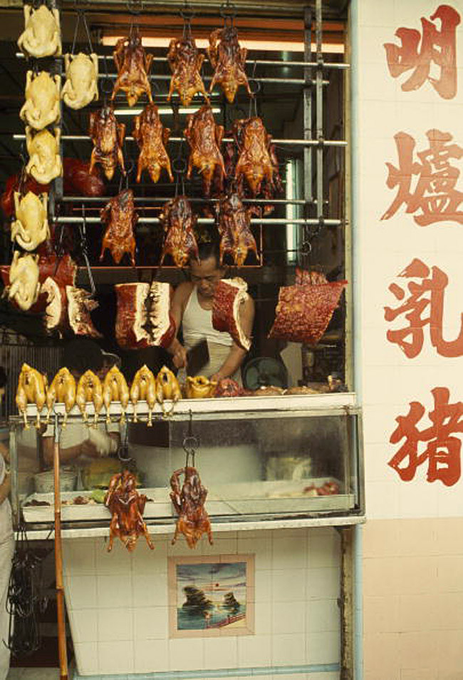 Cửa hàng vịt quay của người Hoa ở Chợ Lớn.
