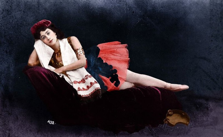 Nữ diễn viên ballet Mathilde Kschessinskaya. Ảnh: Vintag.