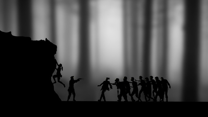 Trải qua thời gian, Zombie trở nên phổ biến ở Mỹ và châu Âu và trở thành nguồn cảm hứng cho hàng loạt phim bom tấn của Hollywood. So với Zombie nguyên bản, trong điện ảnh Hollywood, zombie phần lớn là những xác chết hoặc những người tuy còn sống nhưng bị nhiễm bệnh hoặc virus mà bị biến đổi thành. (Ảnh trong bài chỉ mang tính minh họa).