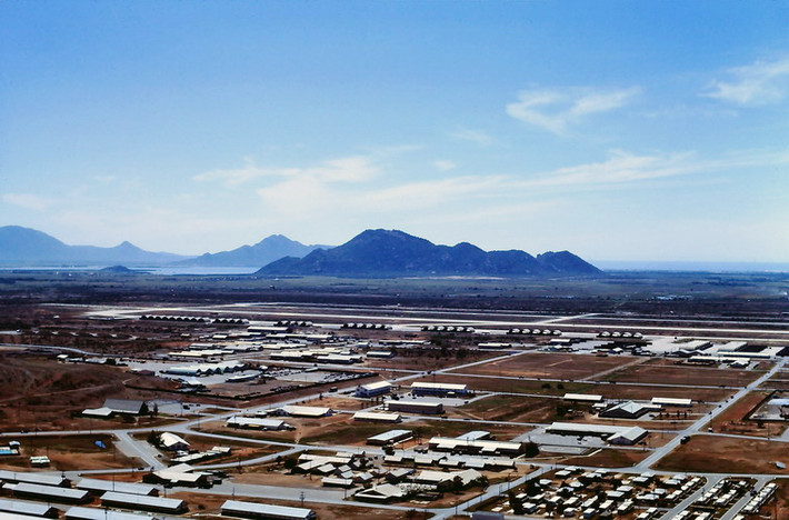 Toàn cảnh căn cứ không quân Phan Rang (nay là sân bay Thành Sơn).