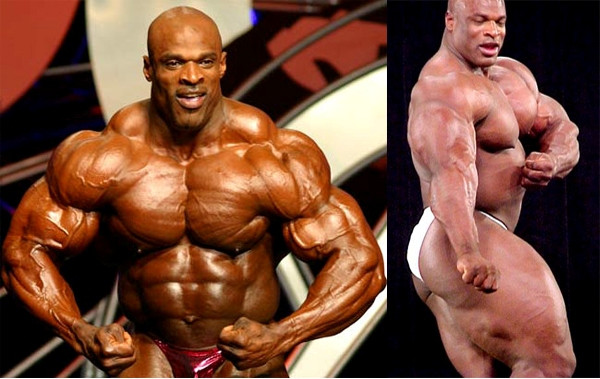 Ronnie Dean Coleman, 49 tuổi là một vận động viên thể hình người Mỹ với danh hiệu Mr Olympia cùng nhiều kỷ lục khác. Tất nhiên, cơ thể cứng như đá này không hoàn toàn là do ăn uống. Vì sử dụng testosterone trong khi chuẩn bị cho một cuộc thi mà Coleman đã bị bệnh vú to ở nam giới.