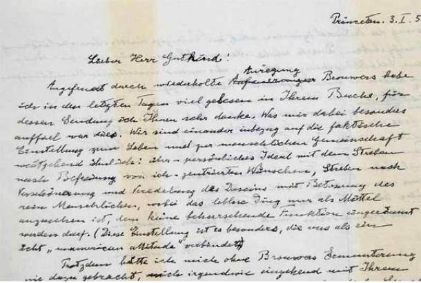 Bức thư viết tay của Albert Einstein gửi cho nhà triết học Erik Gutkind thời bấy giờ được mua đấu giá tới 3 triệu USD.