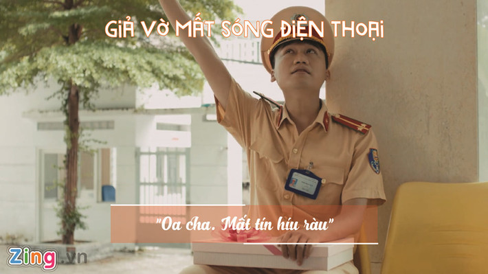 Khi "bơ", nói chuyện "phũ" rồi giải thích hết nước hết cái cũng không khiến đối phương ngừng theo đuổi mình, anh chàng đành phải giả mất tín hiệu điện thoại để rời khỏi cuộc trò chuyện.