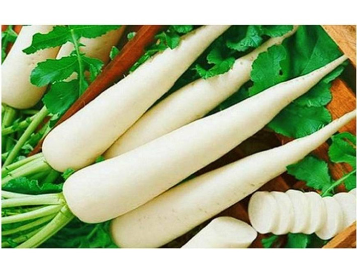 Củ cải trắng Với rất nhiều tác dụng, củ cải được ví như “nhân sâm trắng”. Củ cải có rất nhiều lợi ích ngoài chống ung thư còn giúp tiêu đờm, lợi tiểu. Trong củ cải có chứa nhiều loại enzyme, có thể loại bỏ khả năng gây ung thư, tăng cường khả năng miễn dịch của cơ thể, tiêu diệt tế bào ung thư.