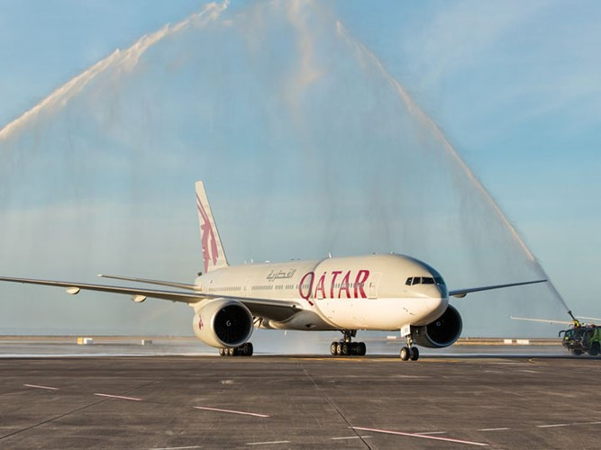 Chuyến bay từ Auckland, New Zealand tới Doha, Qatar (Qatar Airlines) dài 14.535 km Thời gian bay ước tính: 17 giờ 40 phút. Máy bay được sử dụng là Boeing 777-200 LR. Chuyến bay đầu tiên: 5/2/2017./.