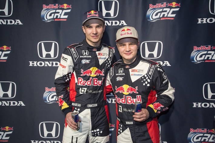 Tham gia vào giải GRC 2016, đội đua Honda sẽ gồm có 2 tay đua kỳ cựu tại các giải đua rally là Sebastian Eriksson và Joni Wiman.