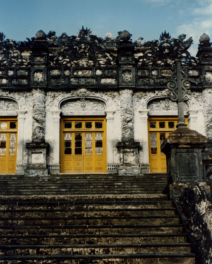 Cung Thiên Định, công trình trung tâm của lăng Khải Định.
