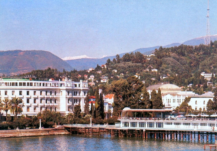 Một góc thành phố Sukhumi.