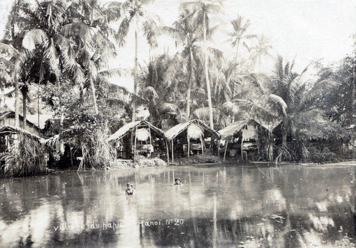 Làng giấy gió Yên Thái, bên bờ hồ Tây. Ảnh tư liệu.