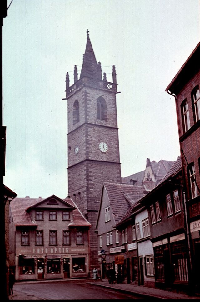 Tháp chuông tu viện Augustine ở Erfurt. Ảnh: Normann Flickr.