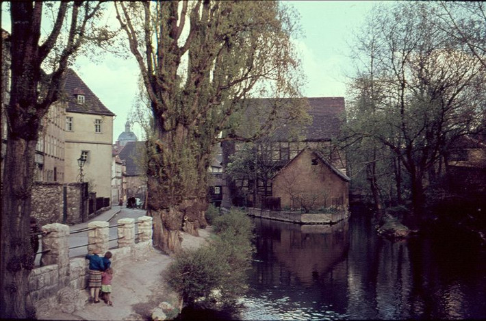Khung cảnh nhìn từ tu viện Augustiner ở Erfurt. Ảnh: Normann Flickr.