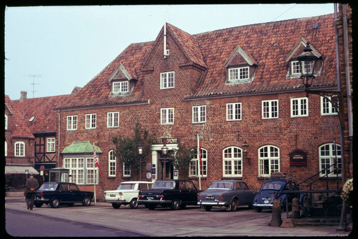 Khách sạn Dagmar ở thị trấn Ribe. Ảnh: Vintag.