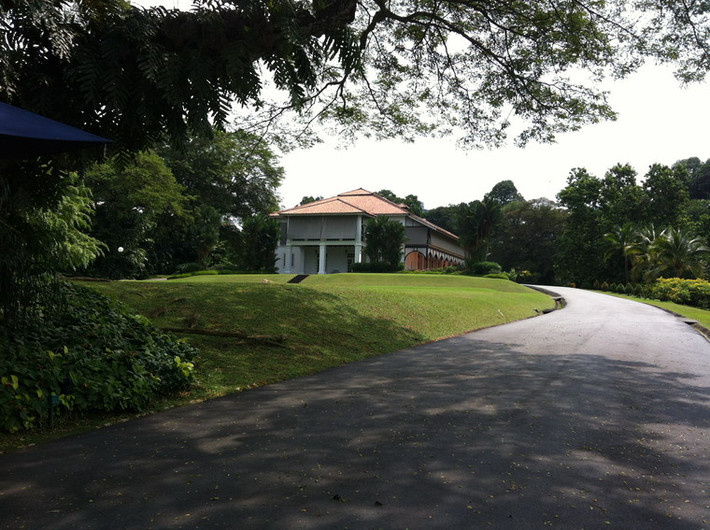 Ngoài tòa nhà chính, trong khuôn viên dinh Istana còn nhiều biệt thự nhỏ nằm rải rác, trong đó nổi tiếng nhất là biệt thự Sri Temasek, được xây dựng năm 1869 làm nơi ở cho Bộ trưởng Thuộc địa.