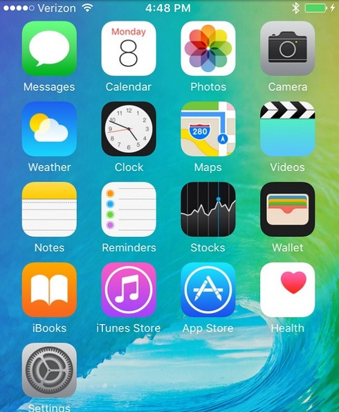 Phông chữ mới. Apple đang chuyển từ phông chữ Helvetica Neue sang phông chữ San Francisco mới mà hãng hiện đang sử dụng trên Apple Watch. Phông chữ này có kiểu dáng thiết kế gần giống với Helvetica nhưng hơi cao hơn và có nhiều khoảng trống hơn giữa các từ. Ví dụ như số "0" sẽ trở lên cao theo dạng hình bầu dục và ít cong hơn bình thường.