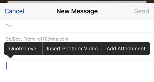 Mail. Người dùng giờ đây đã có thể thêm các tệp đính kèm email được lấy từ iCloud Drive vào email được gửi đi trong ứng dụng Mail.