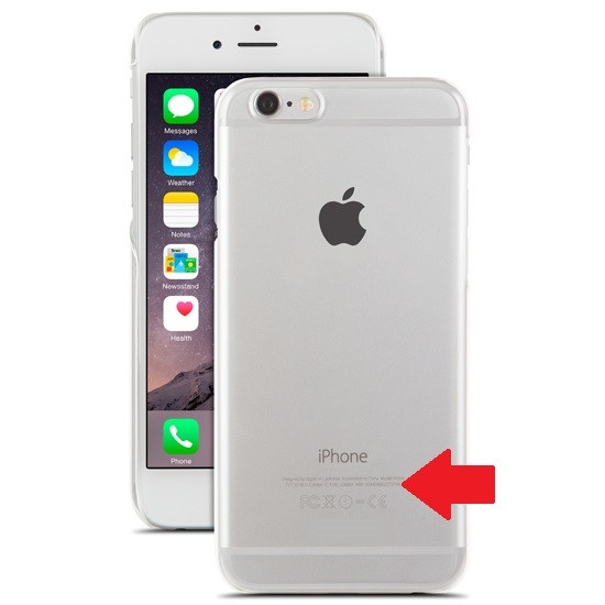 Cách 2: Xem IMEI trên vỏ máy. Để đọc nhanh nhất, ngay mặt lưng của iPhone cũng được Apple ghi sẵn số IMEI. Ngoài ra số IMEI cũng được ghi trên cả khe cắm thẻ SIM hay ngoài vỏ hộp.