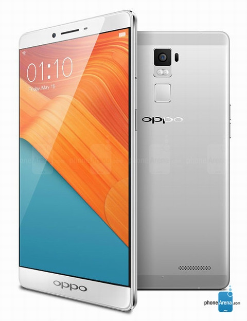 Oppo R7 Plus cỡ 6-inch. Phát hành vào cuối tháng 5/2015, Oppo R7 Plus sở hữu màn hình 6-inch (độ phân giải 1080x1920 điểm ảnh). Máy nổi bật với bộ thông số kỹ thuật gồm bộ xử lý 8 lõi Snapdragon 615, RAM 3GB, tích hợp camera sau 13MP kèm theo khả năng lấy nét laser và nguồn pin 4.100mAh.