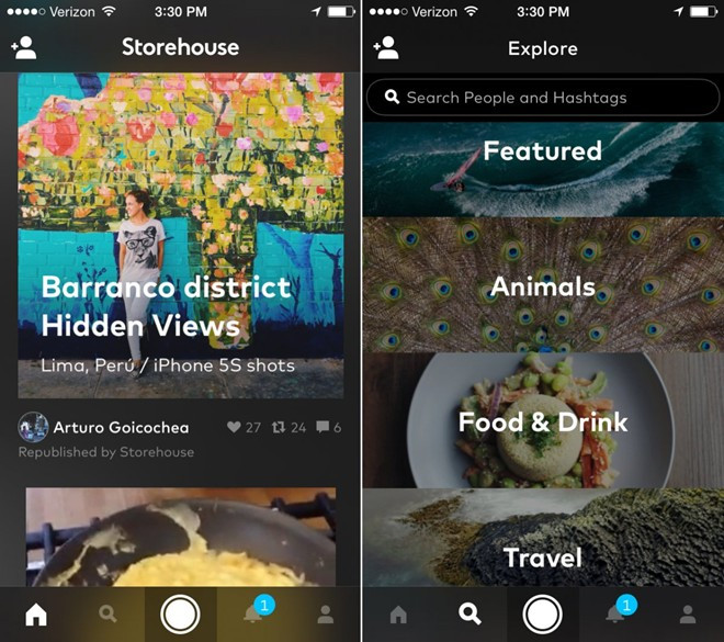 Storehouse: Là mạng xã hội hình ảnh tương tự Instagram, nhưng Storehouse khác ở chỗ người dùng có thể kể một câu chuyện với những bức hình được sắp xếp linh hoạt và định dạng chúng vào những bố cục làm nổi bật câu chuyện của bạn. Ngoài ra, bảng tin của Storehouse là nơi tuyệt vời để bạn khám phá những câu chuyện hình ảnh của các nhiếp ảnh gia tài năng.