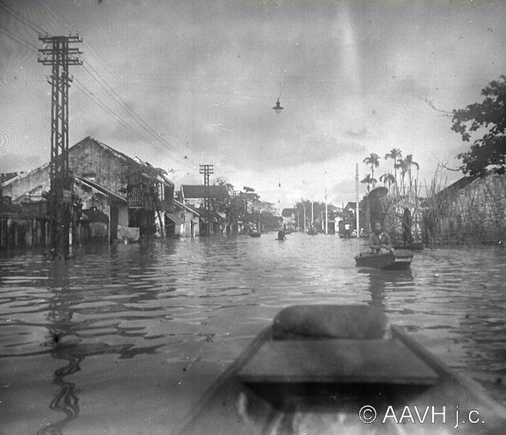 Thành phố Hải Dương trong trận lụt lịch sử năm 1926.