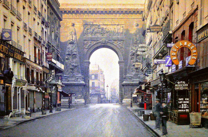 Khải hoàn môn Porte Saint-Denis.