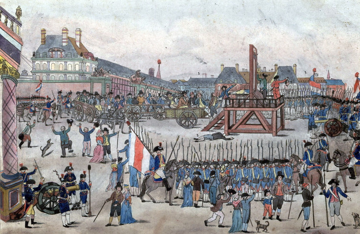 Giai đoạn khủng bố này chỉ kết thúc trong cuộc đảo chính của phái Thermidor ngày 27/7/1794, dẫn đến việc các nhân vật chính của Thiết chế khủng bố, bao gồm các lãnh tụ Saint-Just và Robespierre bị xử tử.